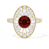 Oval Ballerina Round Center 1.00 ctw.
