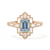 Pear Deco with 6x4 Emerald Cut