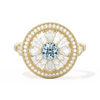 Pear & Baguette Round with Halo