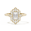 Pear Deco with 6x4 Emerald Cut