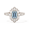 Pear Deco with 6x4 Emerald Cut