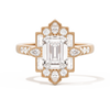 Pear Deco with 8x6 Emerald Cut