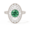 Oval Ballerina Round Center 1.00 ctw.