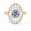 Oval Ballerina Round Center 1.00 ctw.