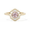 Square Deco with Round Brilliant Cut