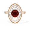 Oval Ballerina Round Center 1.00 ctw.