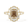 Rectangular Deco with 8x6 Emerald Cut