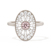 Oval Ballerina Round Center 0.35 ctw
