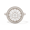 Pear & Baguette Round with Halo