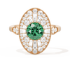 Oval Ballerina Round Center 1.00 ctw.