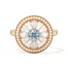 Pear & Baguette Round with Halo