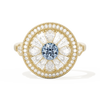Pear & Baguette Round with Halo