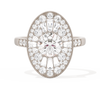 Oval Ballerina Round Center 1.00 ctw.