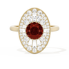 Oval Ballerina Round Center 1.00 ctw.