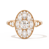 Round with Feather Marquise