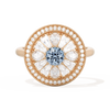 Pear & Baguette Round with Halo