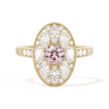 Round with Feather Marquise
