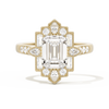 Pear Deco with 8x6 Emerald Cut