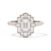Rectangular Deco with 6x4 Emerald Cut