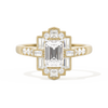 Rectangular Deco with 6x4 Emerald Cut