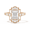 Rectangular Deco with 8x6 Emerald Cut