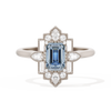 Pear Deco with 6x4 Emerald Cut