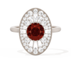 Oval Ballerina Round Center 1.00 ctw.