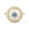 Pear & Baguette Round with Halo