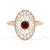 Oval Ballerina Round Center 0.35 ctw