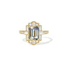 1.20 ctw Emerald Cut Bi Color Sapphire