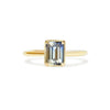 1.20 ctw Emerald Cut Bi Color Sapphire