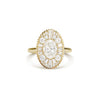 Custom Oval Ballerina Oval Diamond Mosaic Ring 1.5 ctw center
