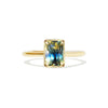 3.34 ctw Radiant Bi-color Blue Yellow Green Sapphire