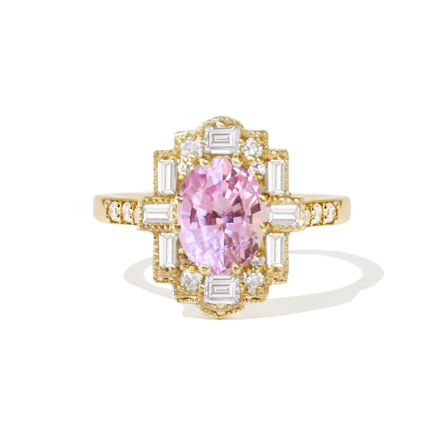 1.60 ctw Oval Pink Sapphire Sapphire