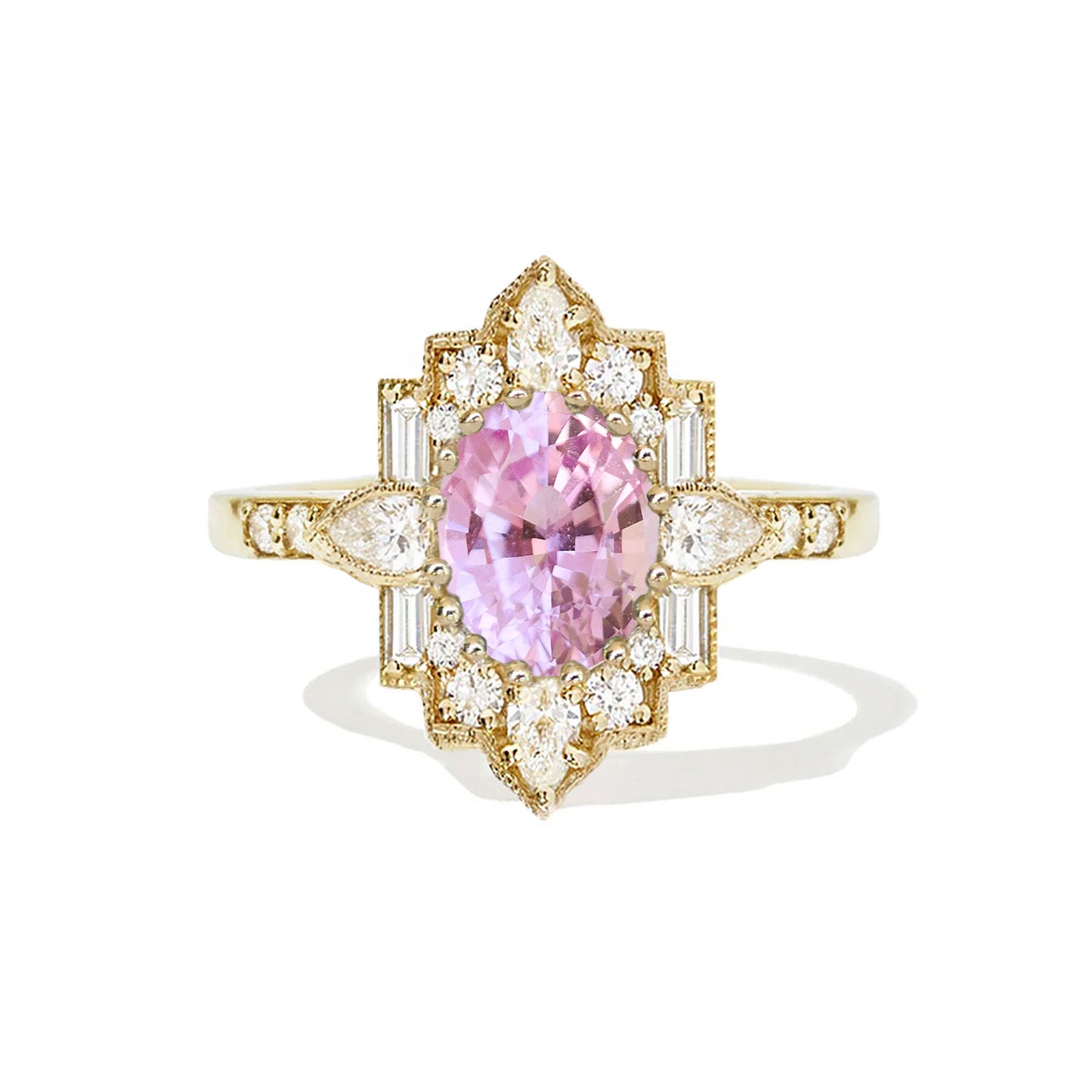 1.60 ctw Oval Pink Sapphire Sapphire