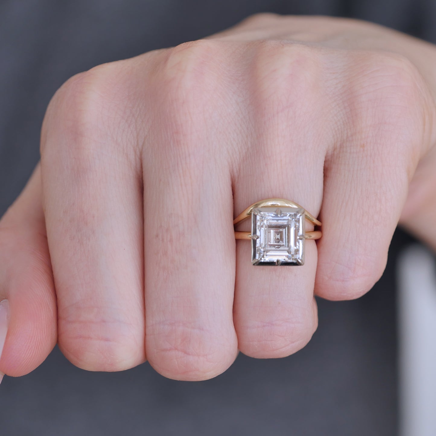 Carre Cut Colette Solitaire