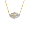 Custom Art Deco Diamond Pendant