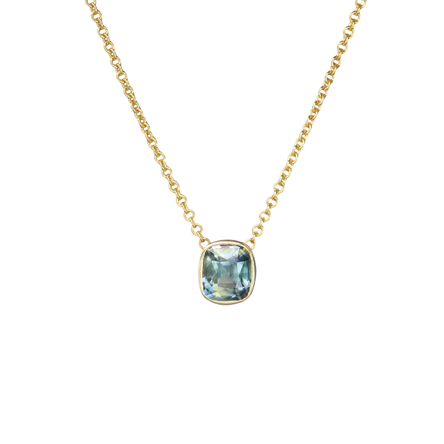 Custom Bezel Diamond Pendant