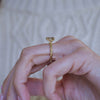 Custom Champagne Rope Band Solitaire