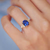 Custom Cushion Garden Diamond Mosaic Ring
