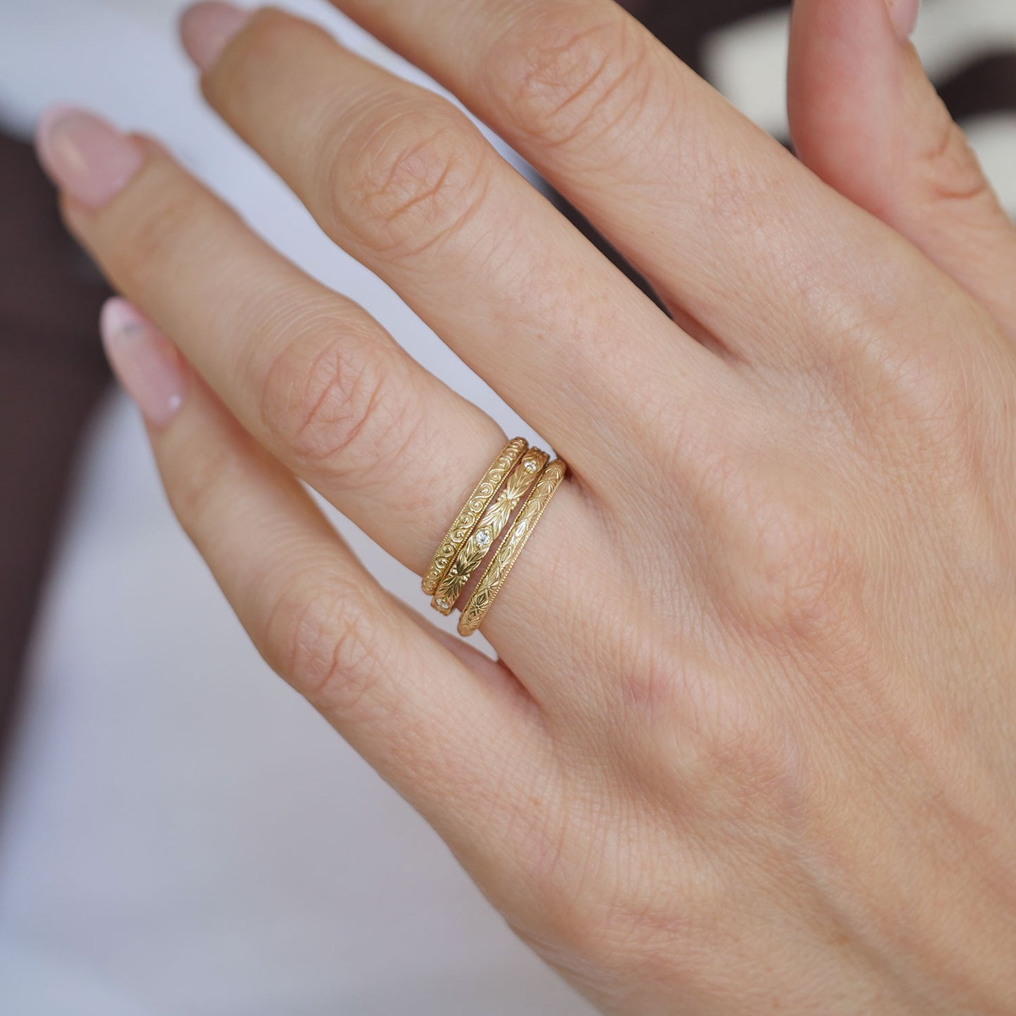 Delicate Deco Floral Band