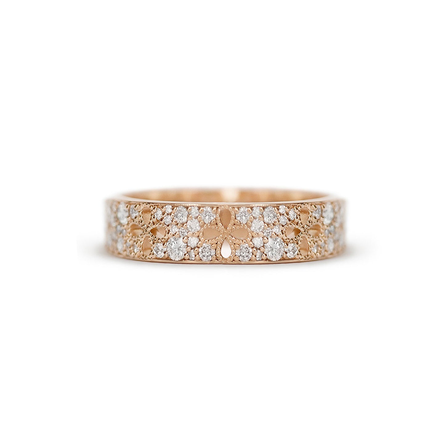 Eyelet Diamond Band