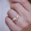 Luxe Marquise Mosaic Cuff Ring