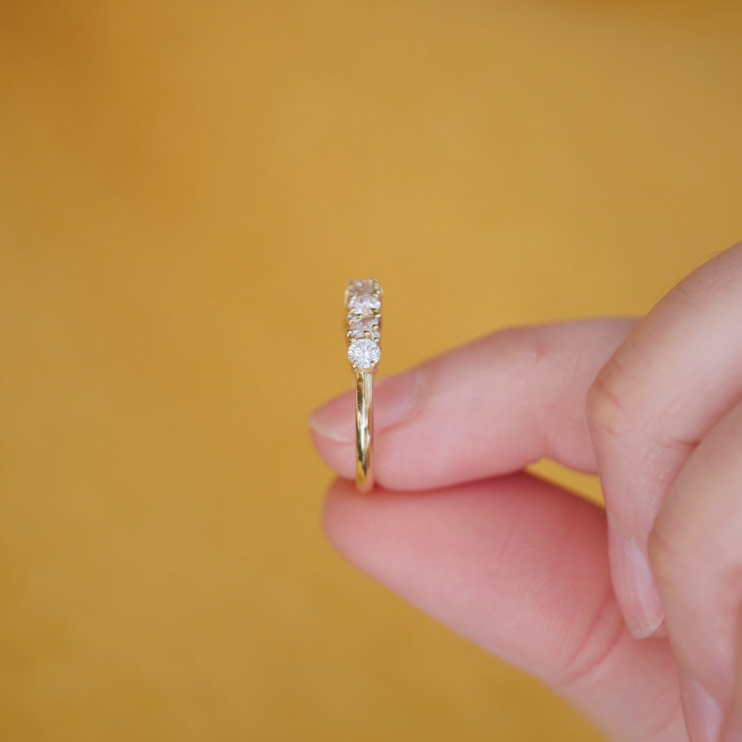 Marquise Diamond Mosaic Confetti Band