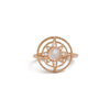 Custom Rose Gold Compass Ring