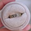 5mm Art Deco Engraved Triangle Ring
