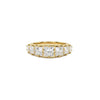 Custom Princess Cut Diamond Line Ring
