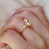 Champagne Pear Diamond Wild Vine Ring