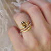 Split Shank Chocolate Pear Diamond Solitaire
