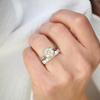 Opalescent White Diamond Solitaire